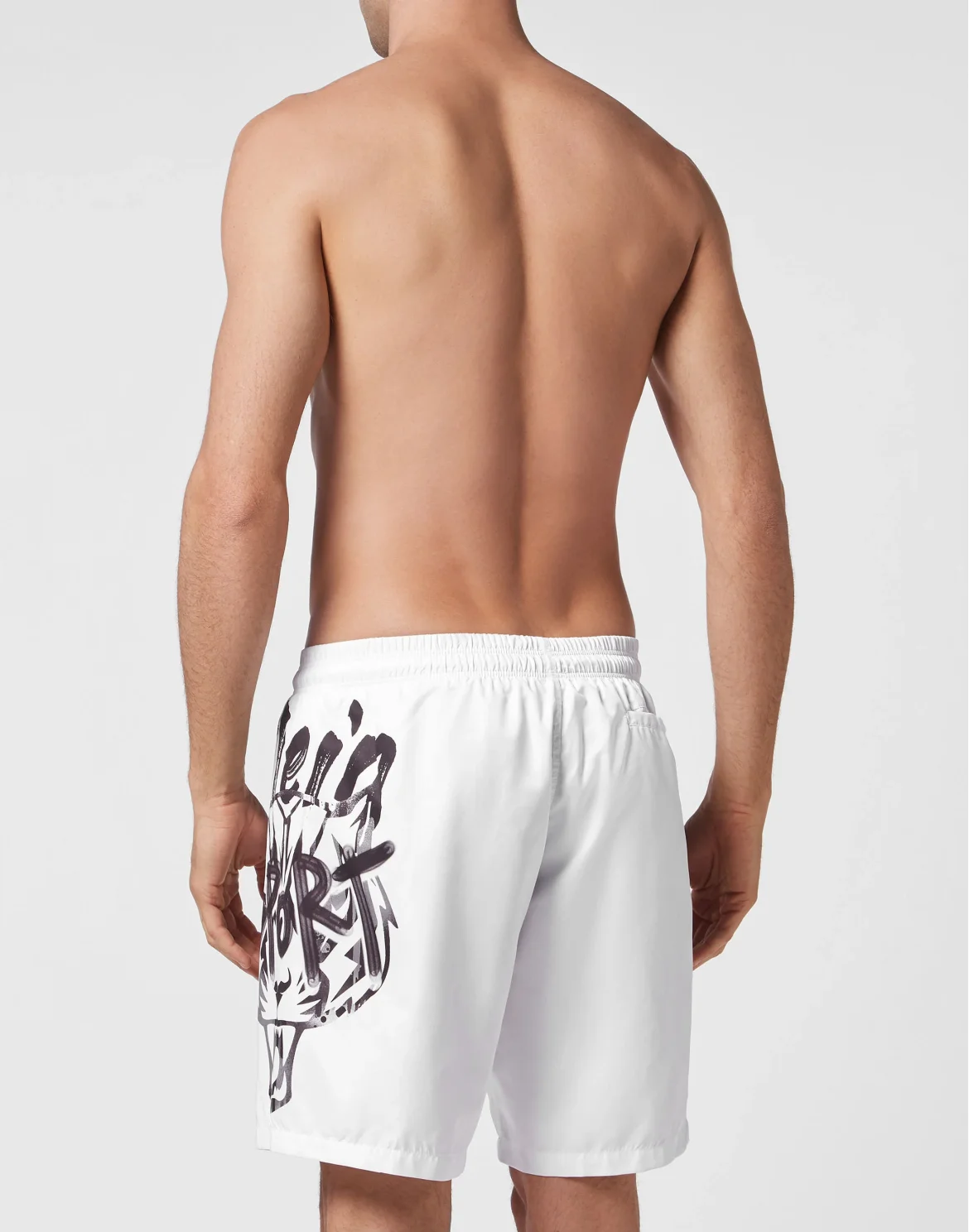 Beachwear Shorts Tiger, цвет: Белый