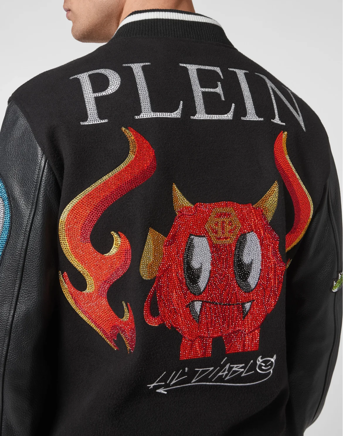 Varsity Bomber Monsters with Crystals, цвет: Черный