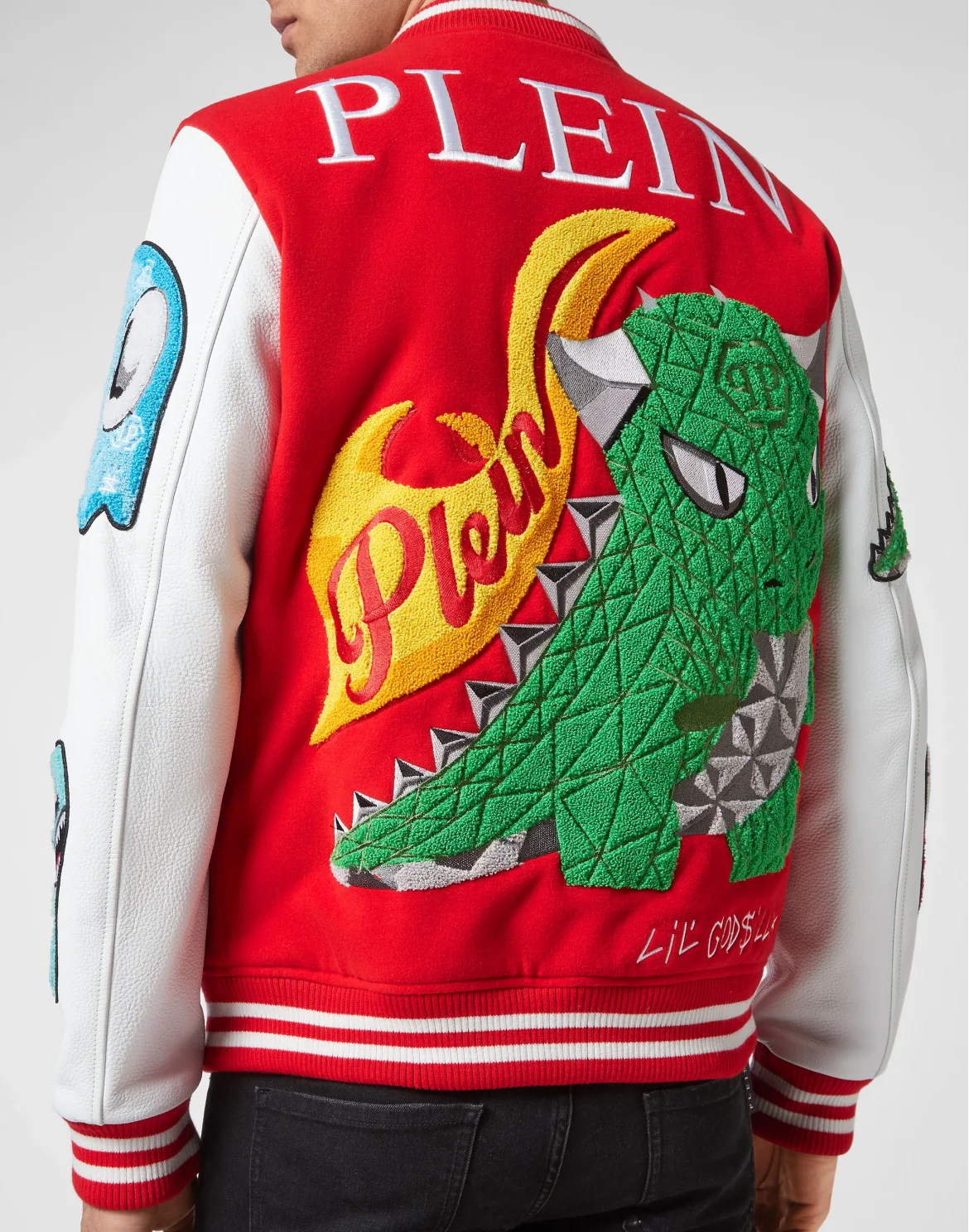 Varsity Bomber Monsters, цвет: Красный