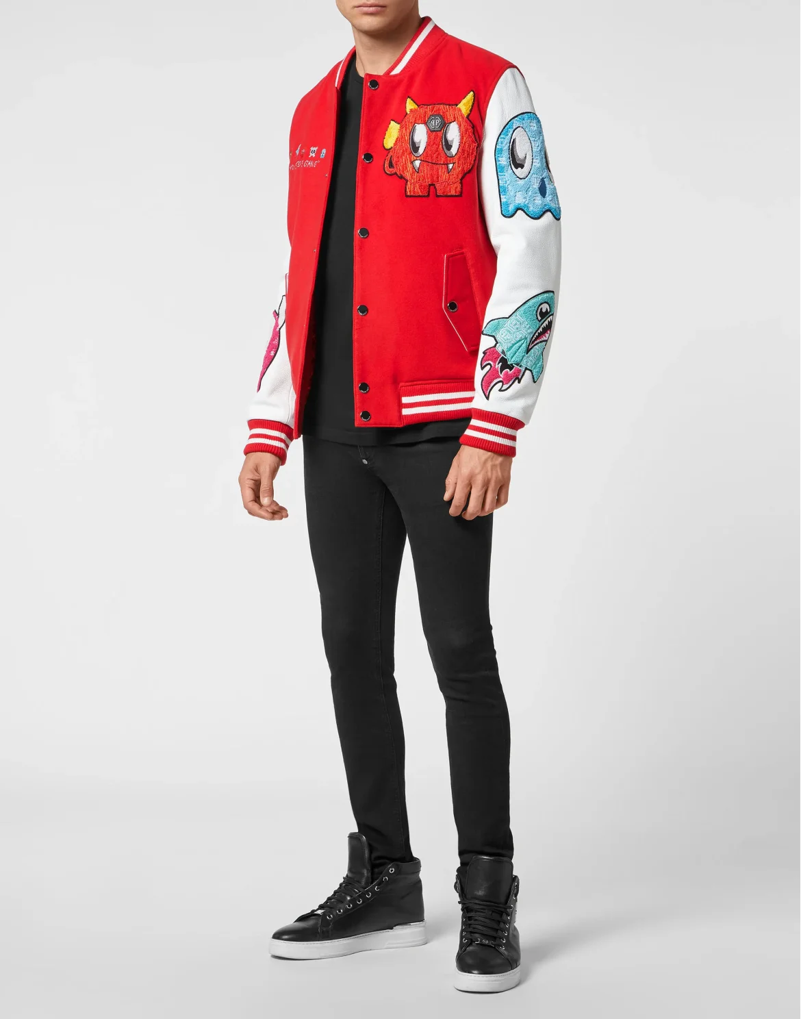 Varsity Bomber Monsters, цвет: Красный