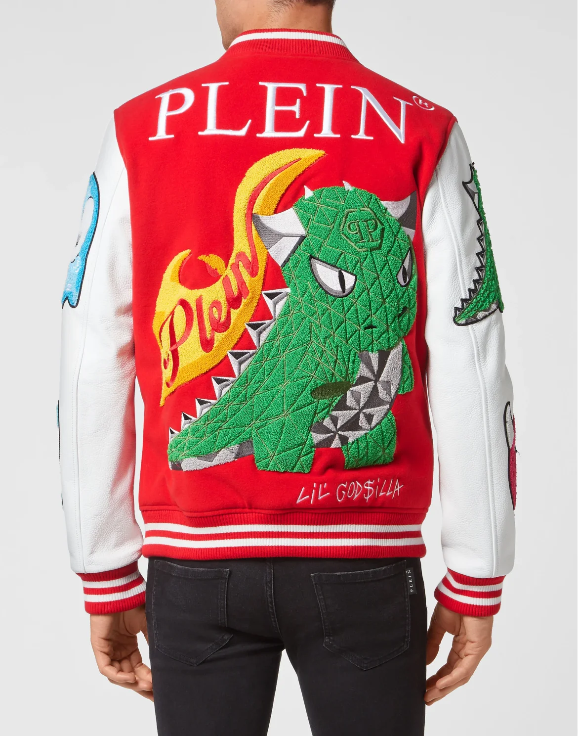 Varsity Bomber Monsters, цвет: Красный