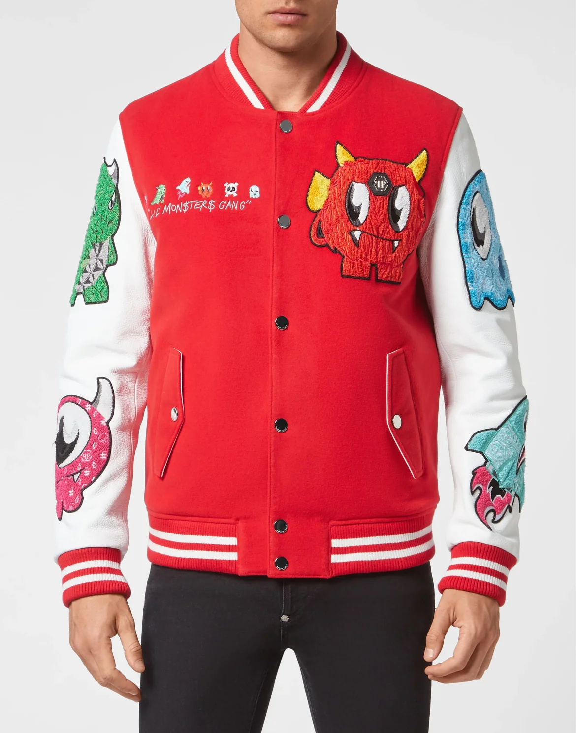 Varsity Bomber Monsters, цвет: Красный