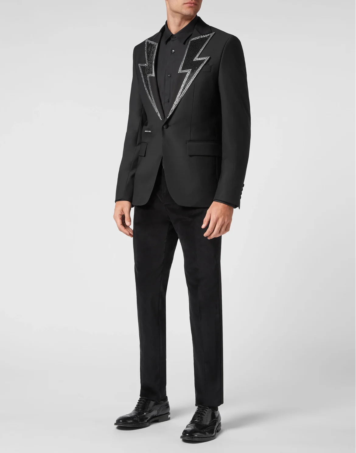 Blazer Lord fit with Crystals, цвет: Черный