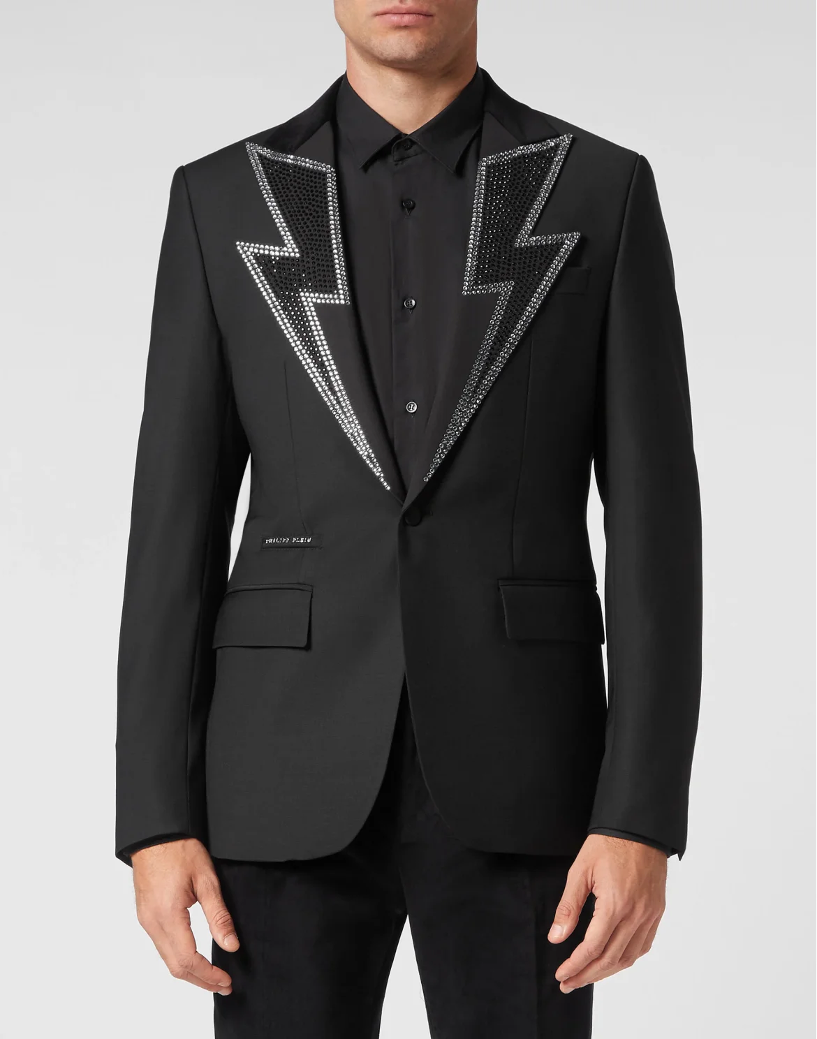 Blazer Lord fit with Crystals, цвет: Черный