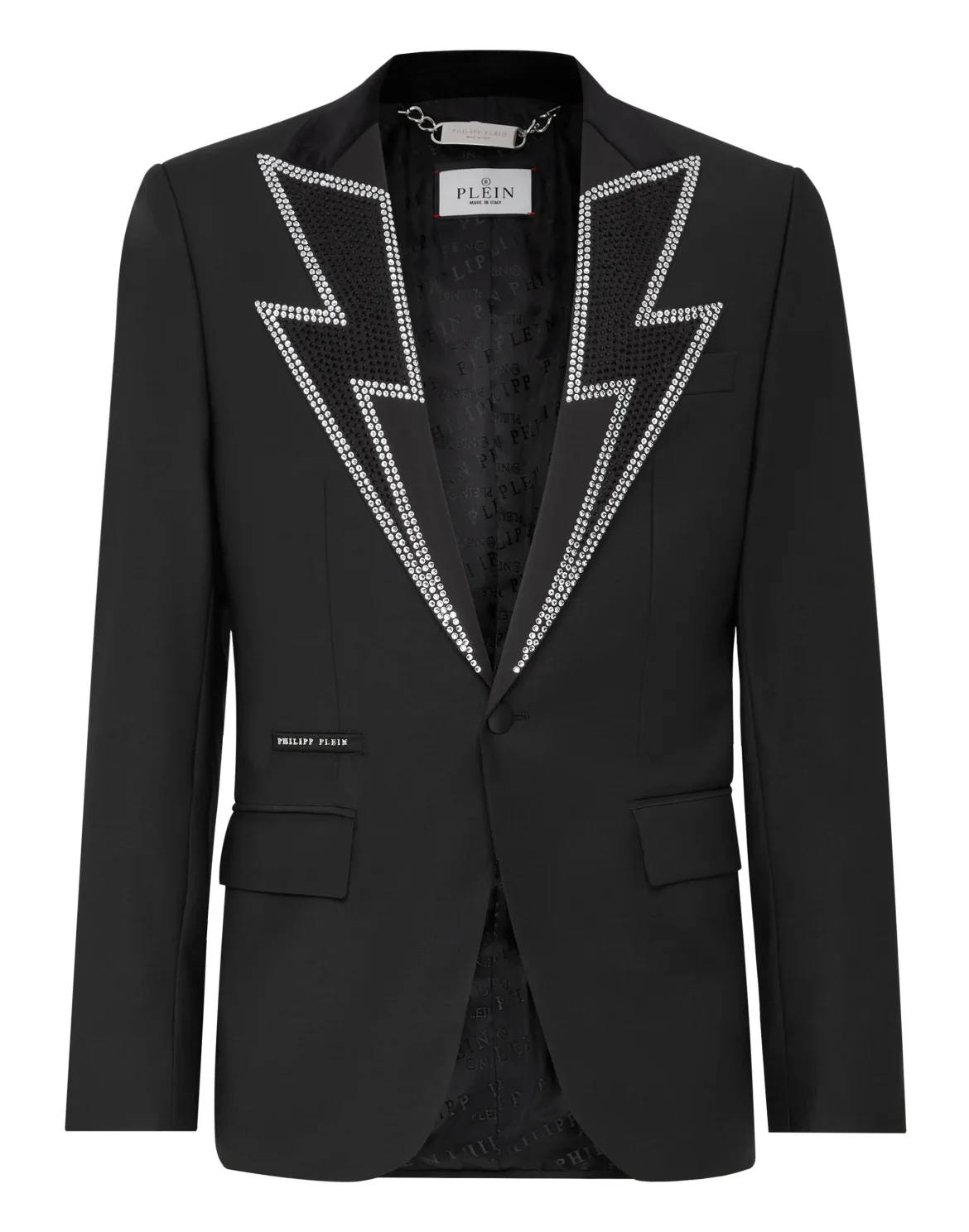 Blazer Lord fit with Crystals, цвет: Черный