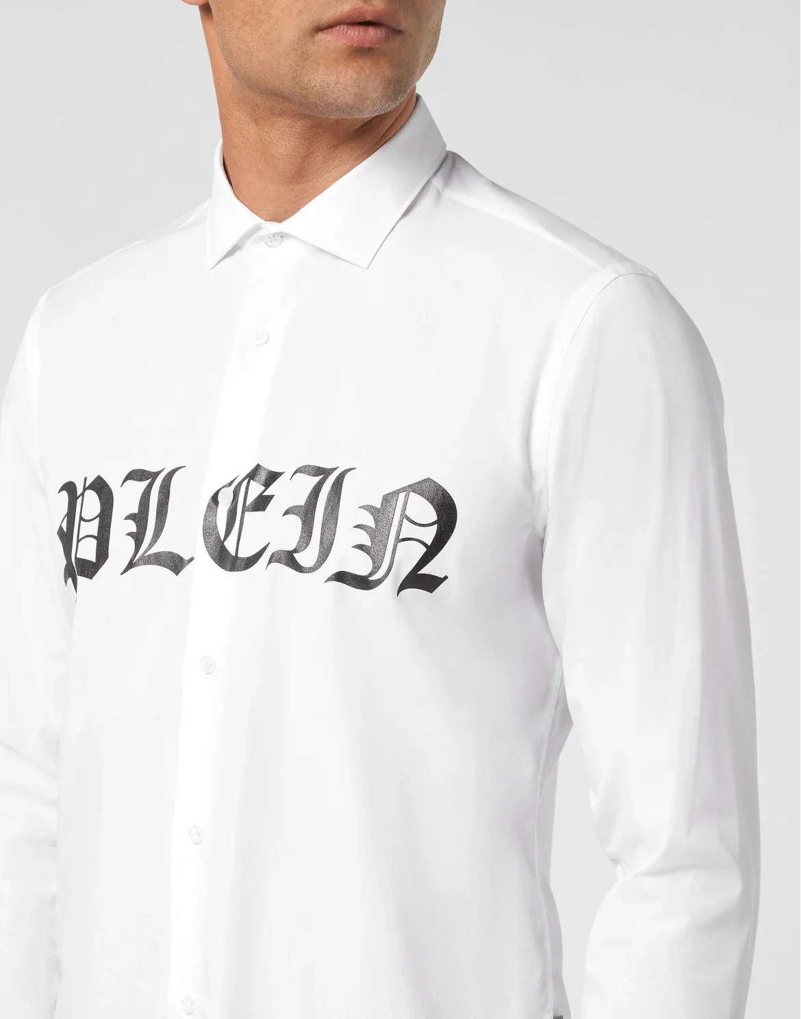 Shirt Sugar Daddy Cut LS Gothic Plein, цвет: Белый