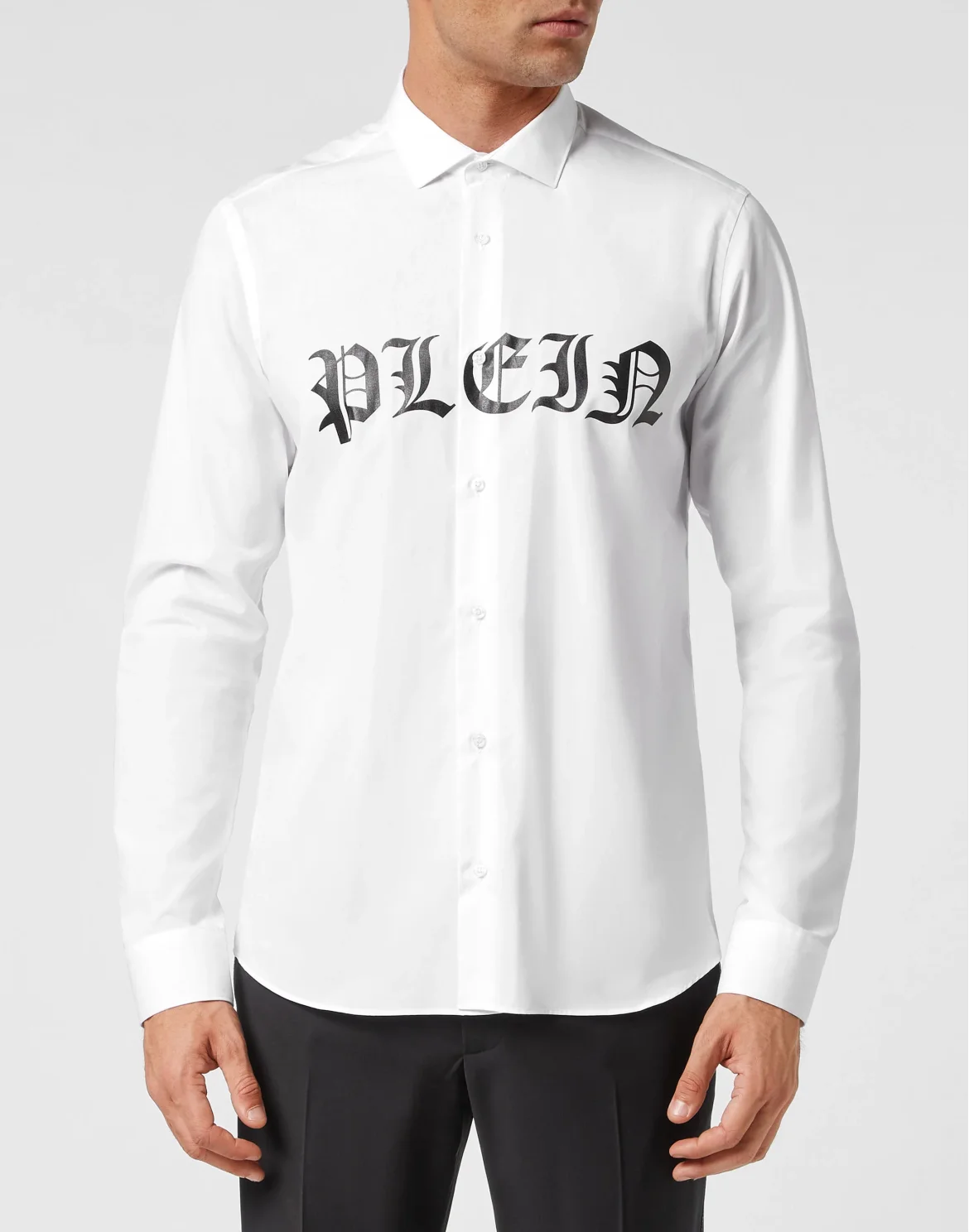 Shirt Sugar Daddy Cut LS Gothic Plein, цвет: Белый