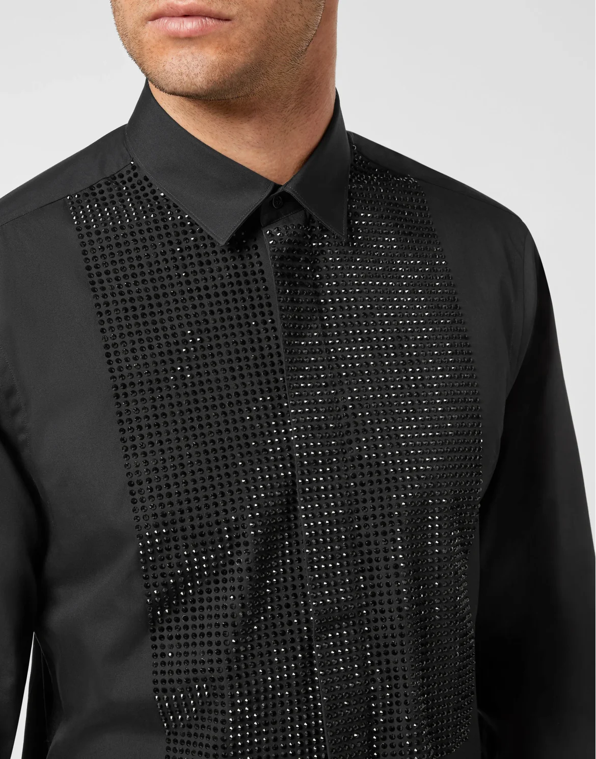 Shirt Playboy Cut LS Sartorial, цвет: Черный