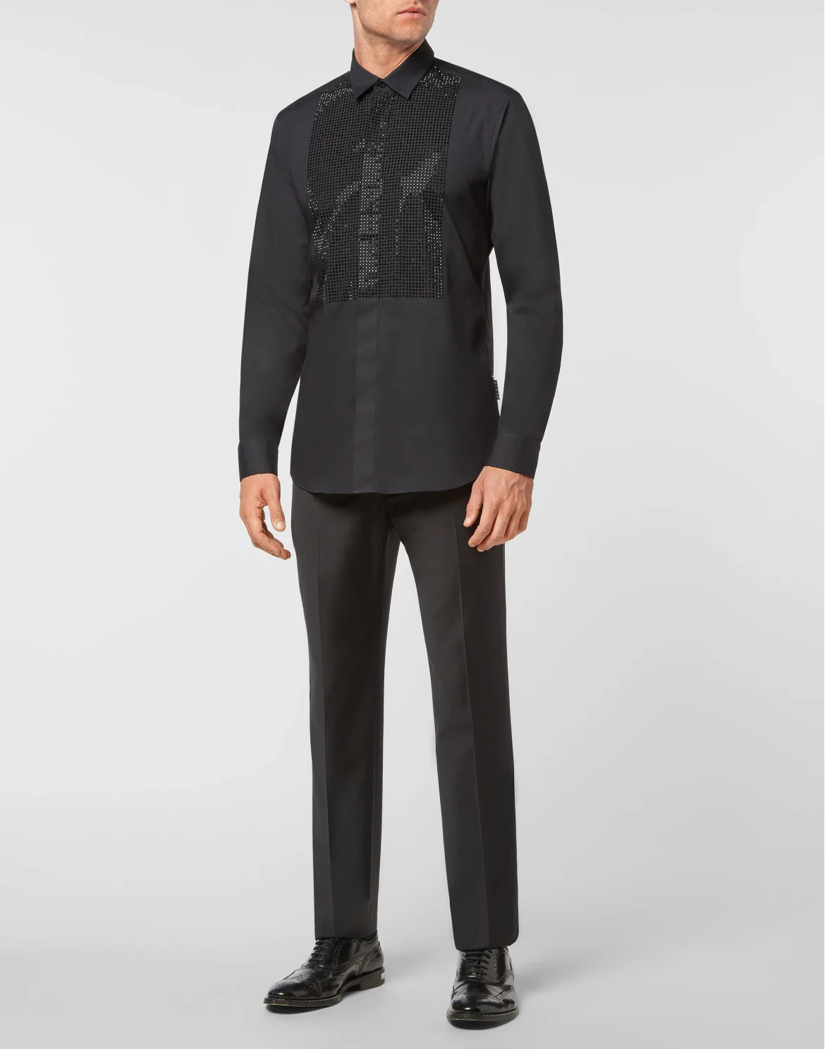 Shirt Playboy Cut LS Sartorial, цвет: Черный