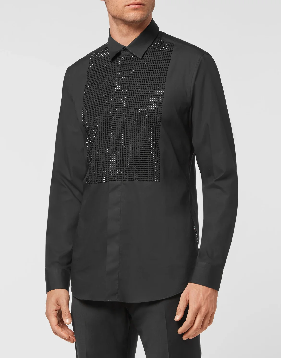 Shirt Playboy Cut LS Sartorial, цвет: Черный