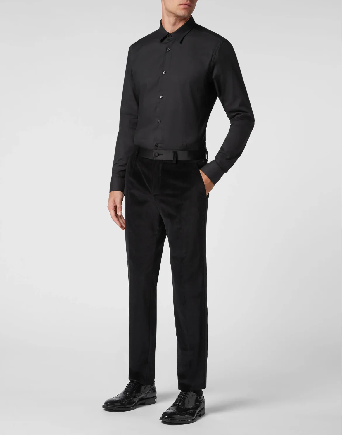 Trousers, цвет: Черный