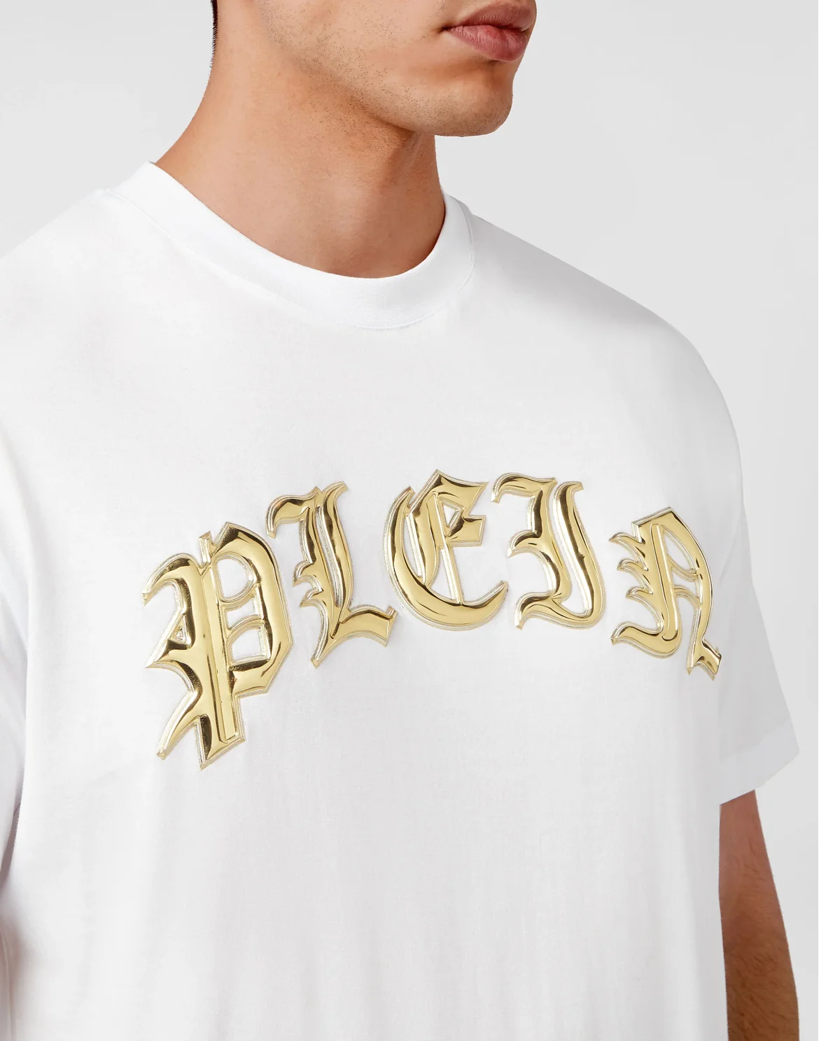 T-shirt Round Neck SS Gothic Plein, цвет: Белый
