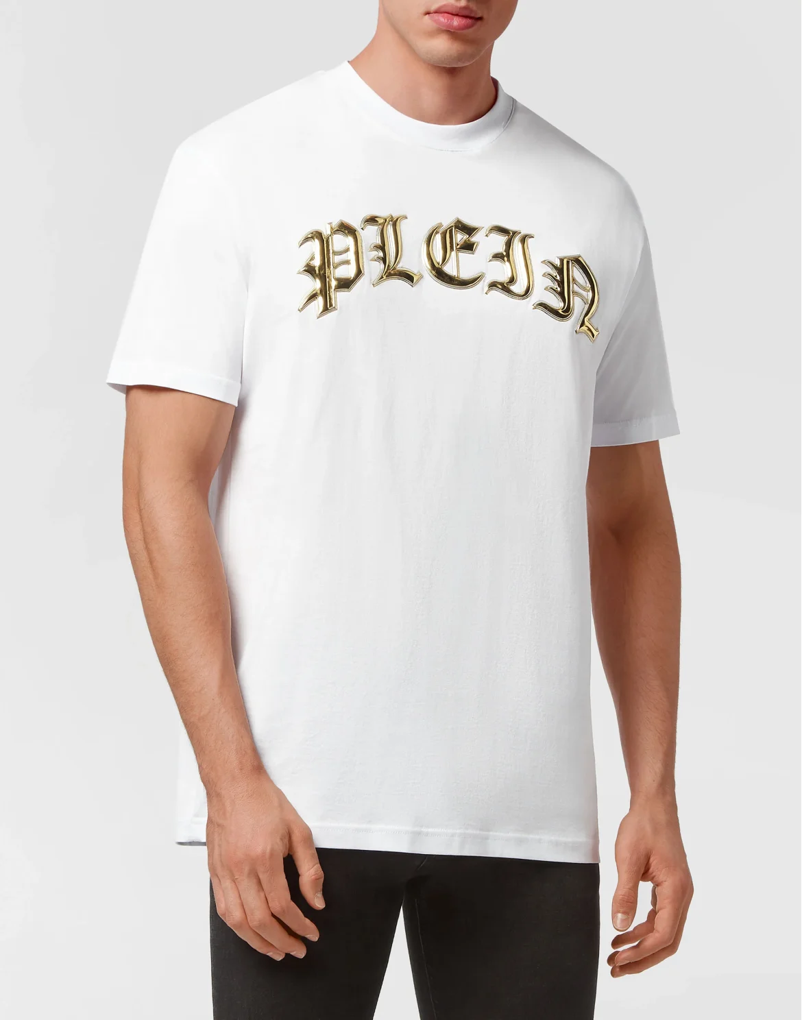 T-shirt Round Neck SS Gothic Plein, цвет: Белый