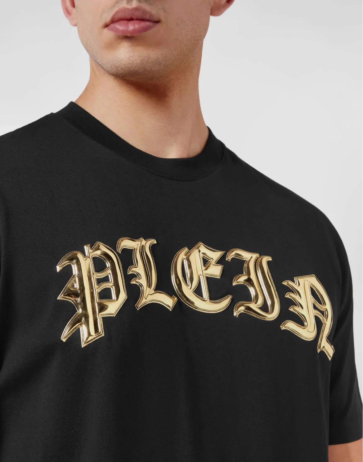 T-shirt Round Neck SS Gothic Plein, цвет: Черный