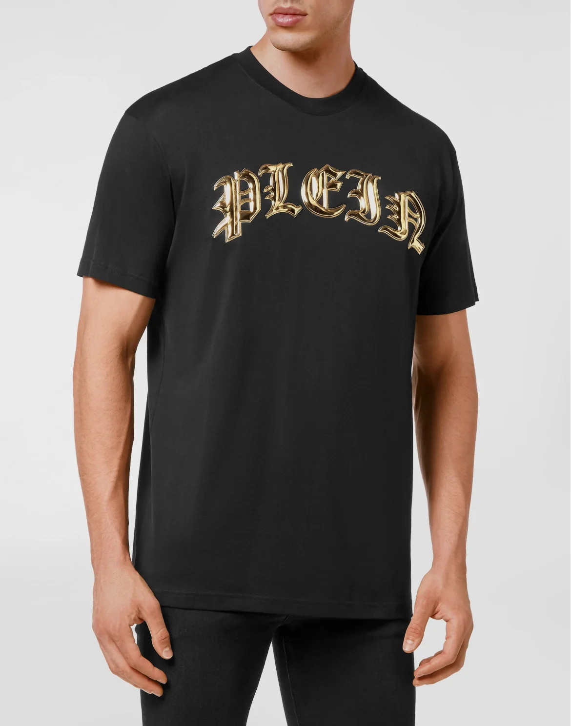 T-shirt Round Neck SS Gothic Plein, цвет: Черный