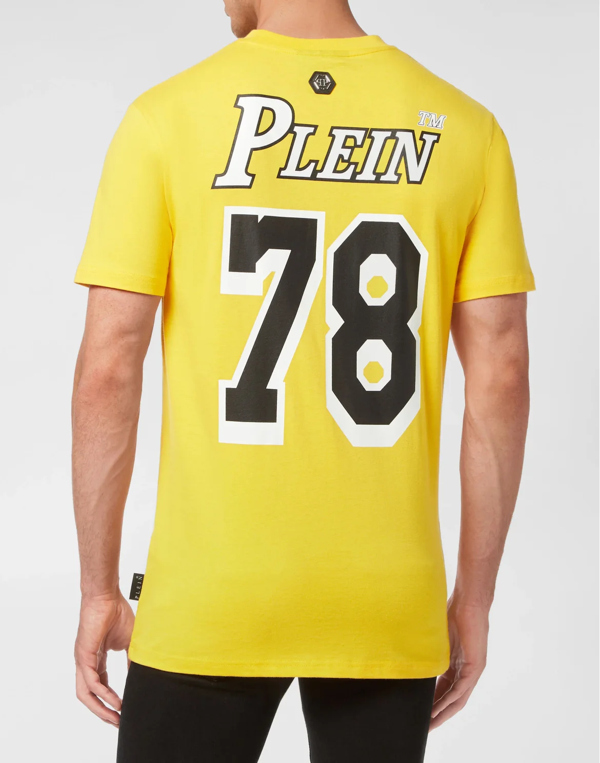 T-shirt Round Neck SS Basketball with Crystals, цвет: Желтый