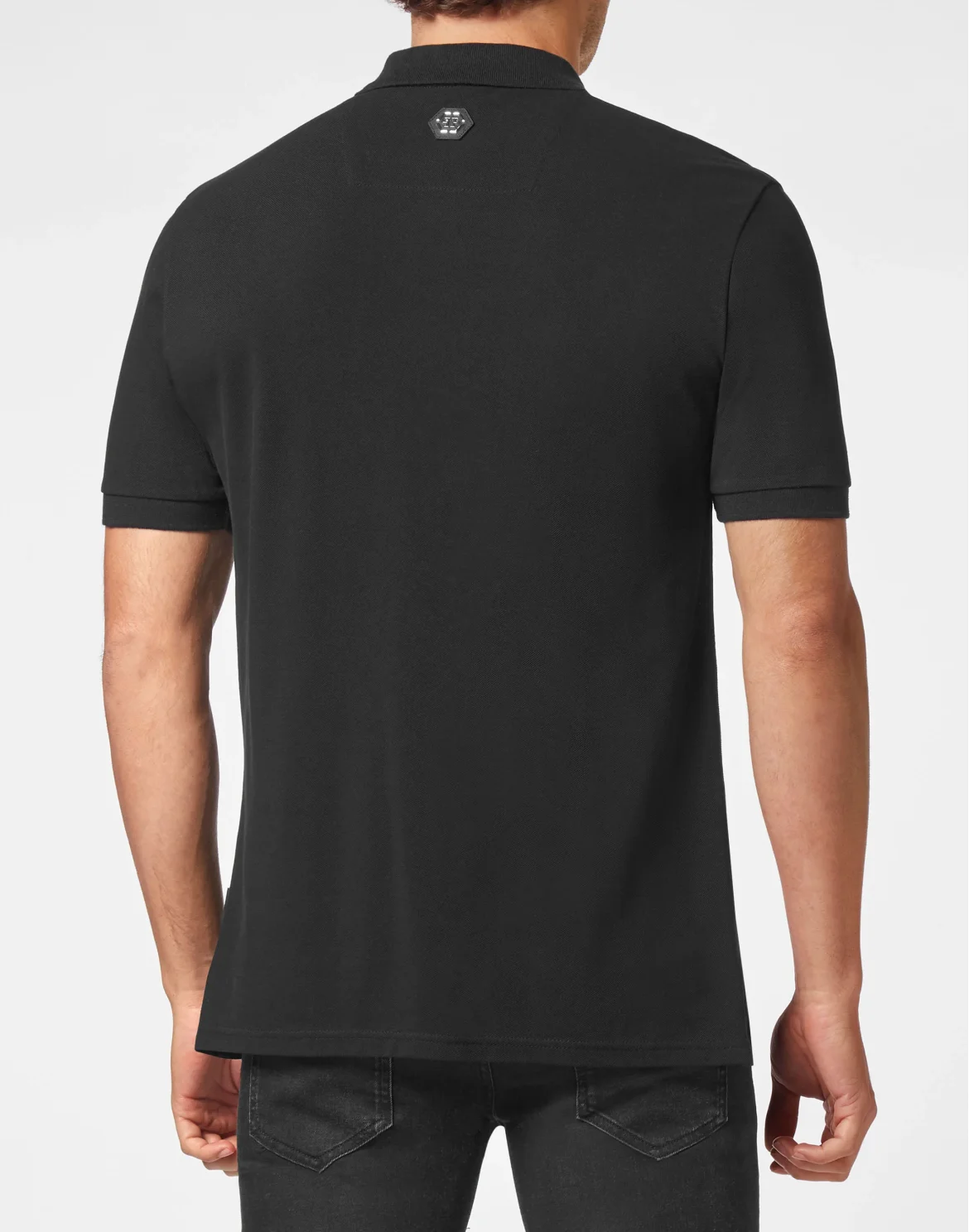 Slim Fit Polo shirt SS Skull, цвет: Черный