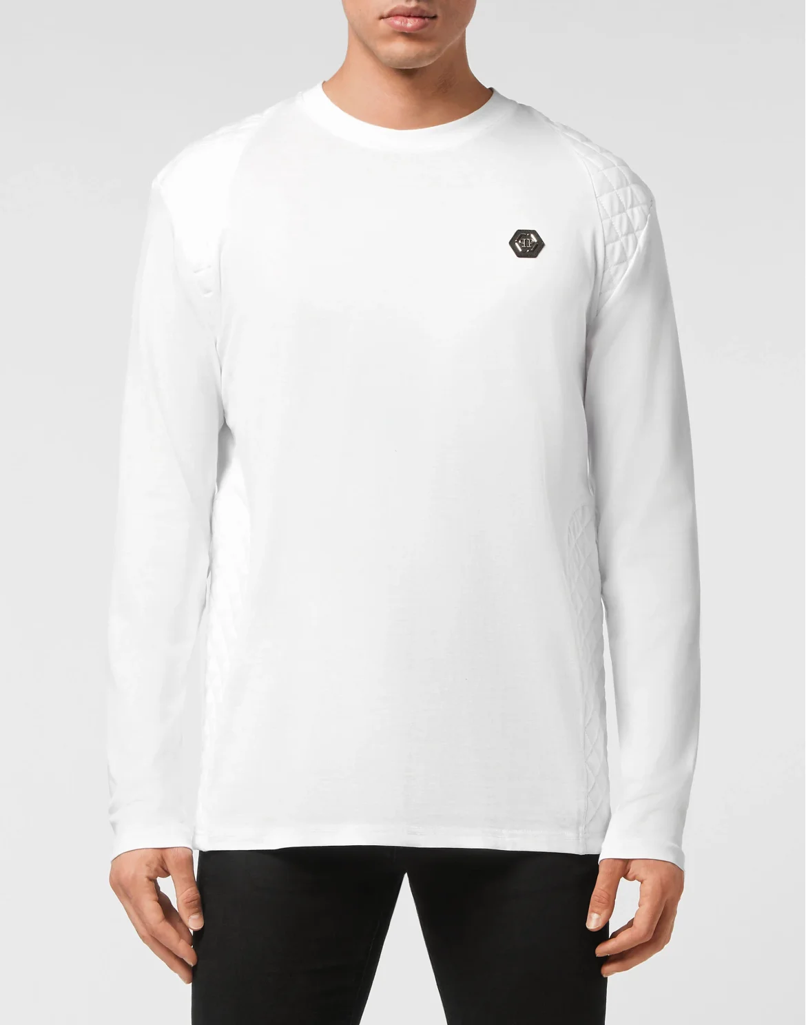 T-shirt Round Neck LS, цвет: Белый