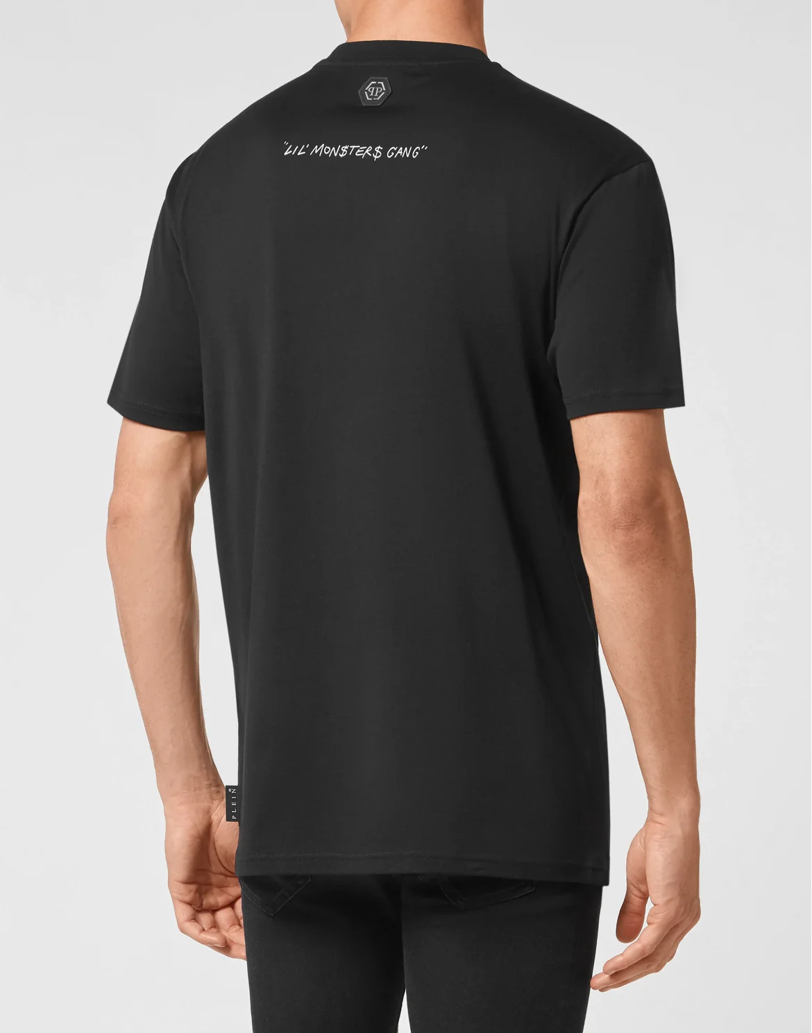 T-shirt Round Neck SS Monsters with Crystals, цвет: Черный