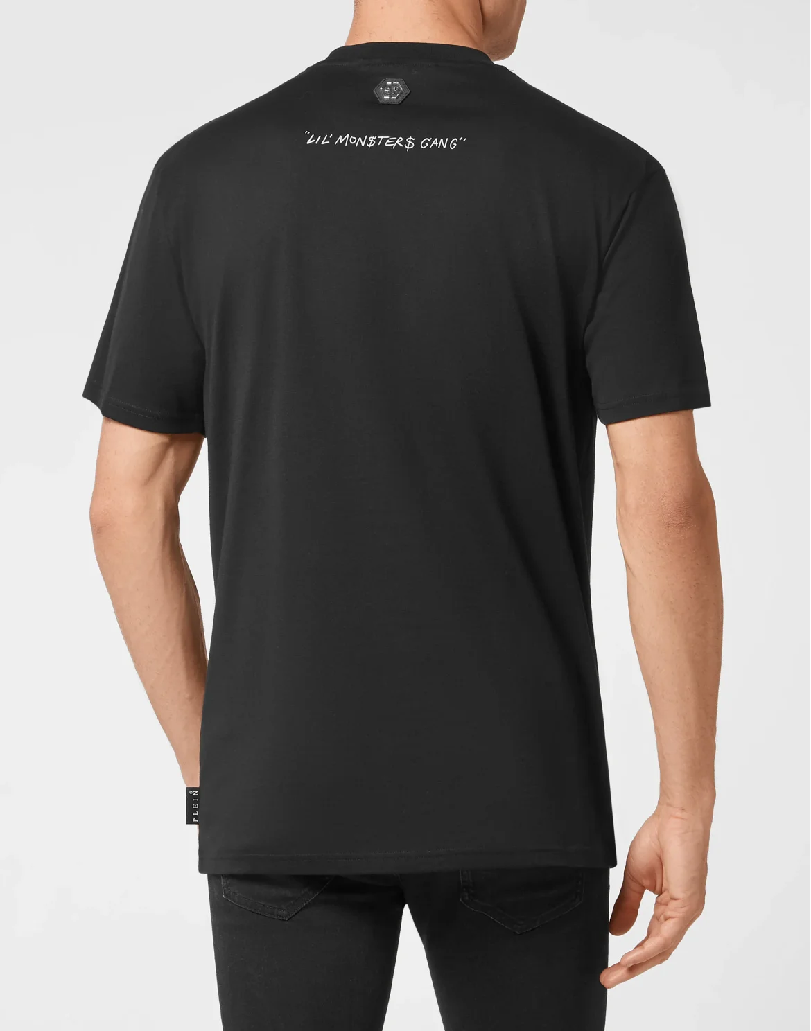 T-shirt Round Neck SS Monsters with Crystals, цвет: Черный
