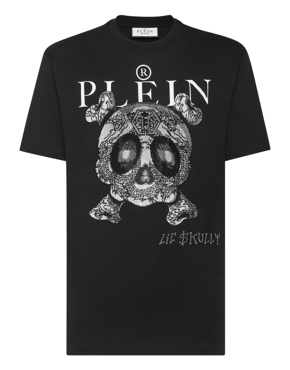 T-shirt Round Neck SS Monsters with Crystals, цвет: Черный