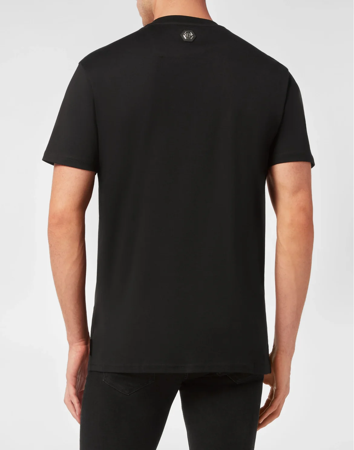T-shirt Round Neck SS Skull with Crystals, цвет: Черный