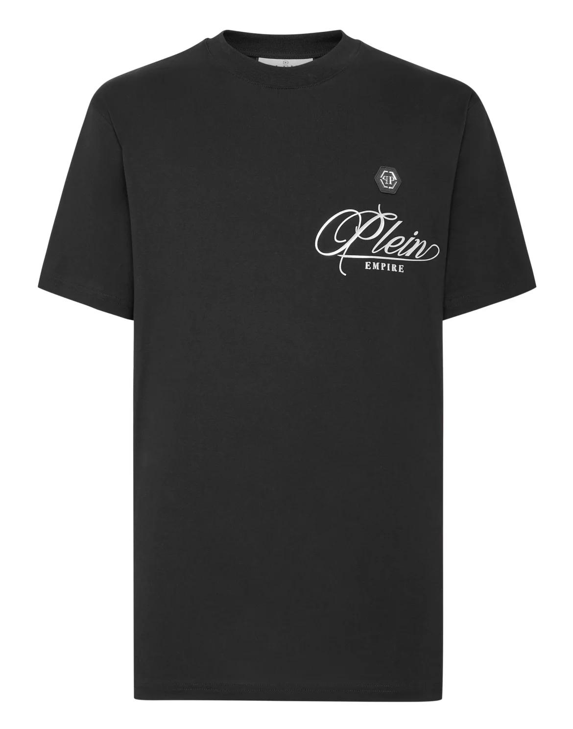 T-shirt Round Neck SS with Crystals, цвет: Черный
