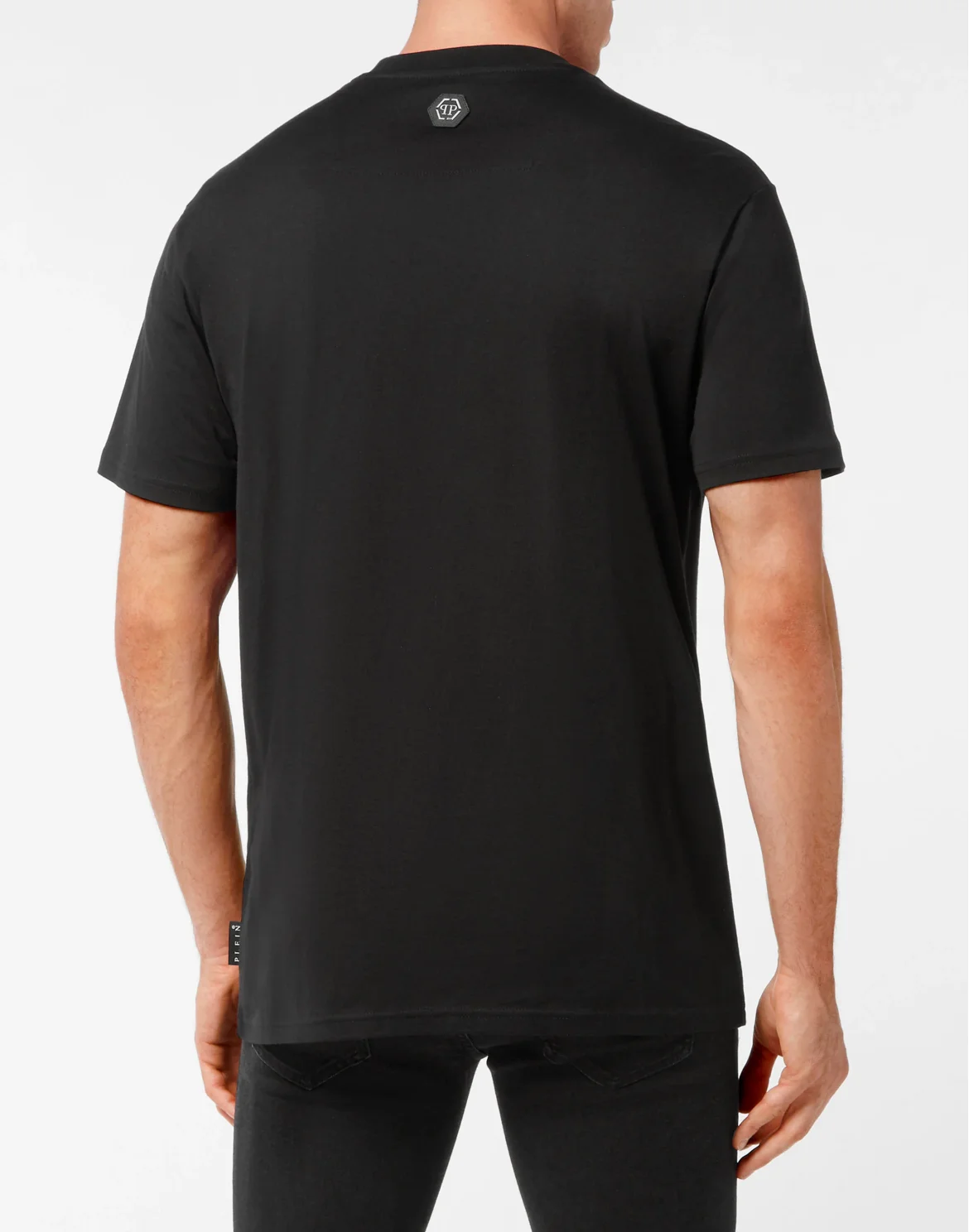 T-shirt Round Neck SS Skull with Crystals, цвет: Черный