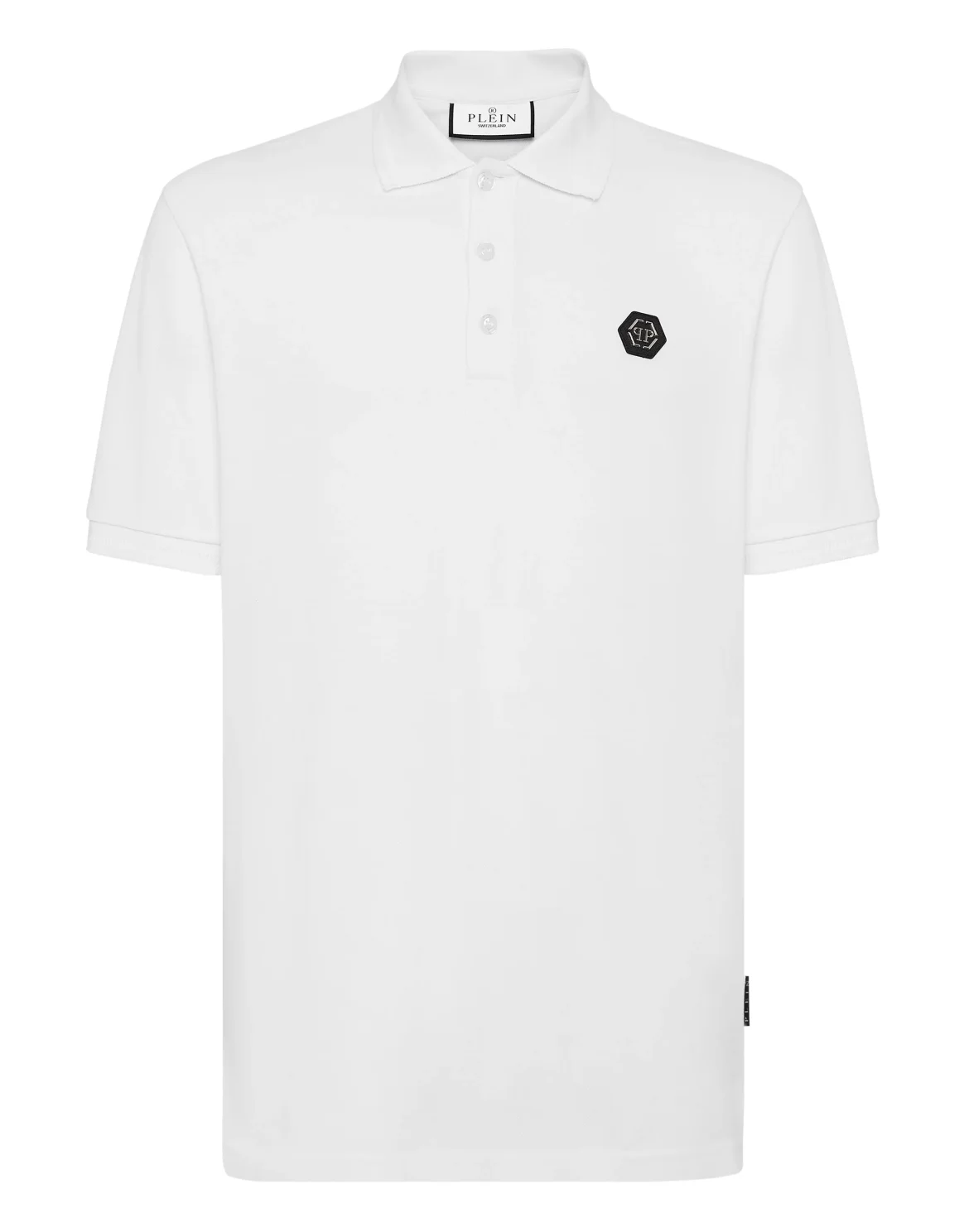 Slim Fit Polo shirt SS Skull with Crystals, цвет: Белый