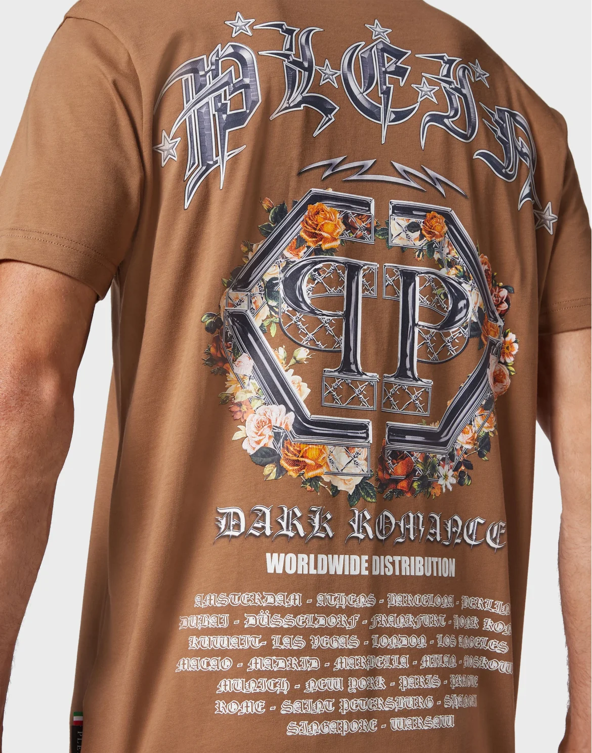 T-shirt Round Neck Dark Romance, цвет: Коричневый