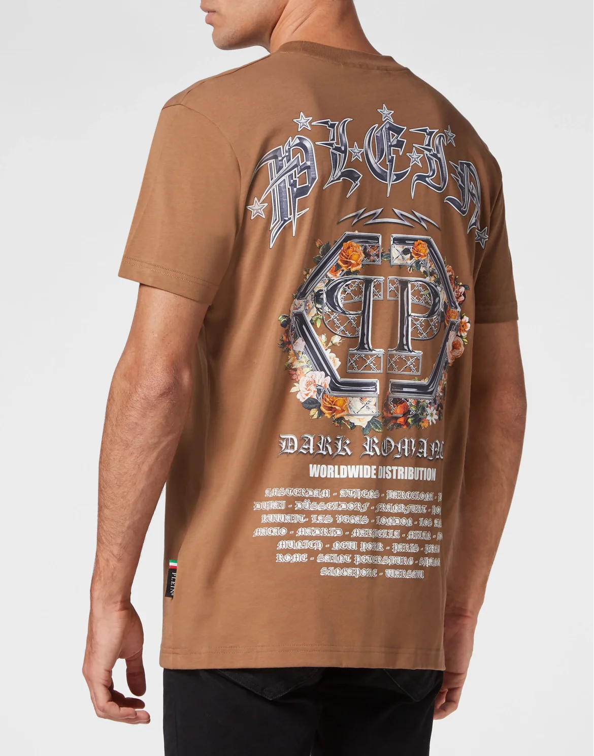 T-shirt Round Neck Dark Romance, цвет: Коричневый