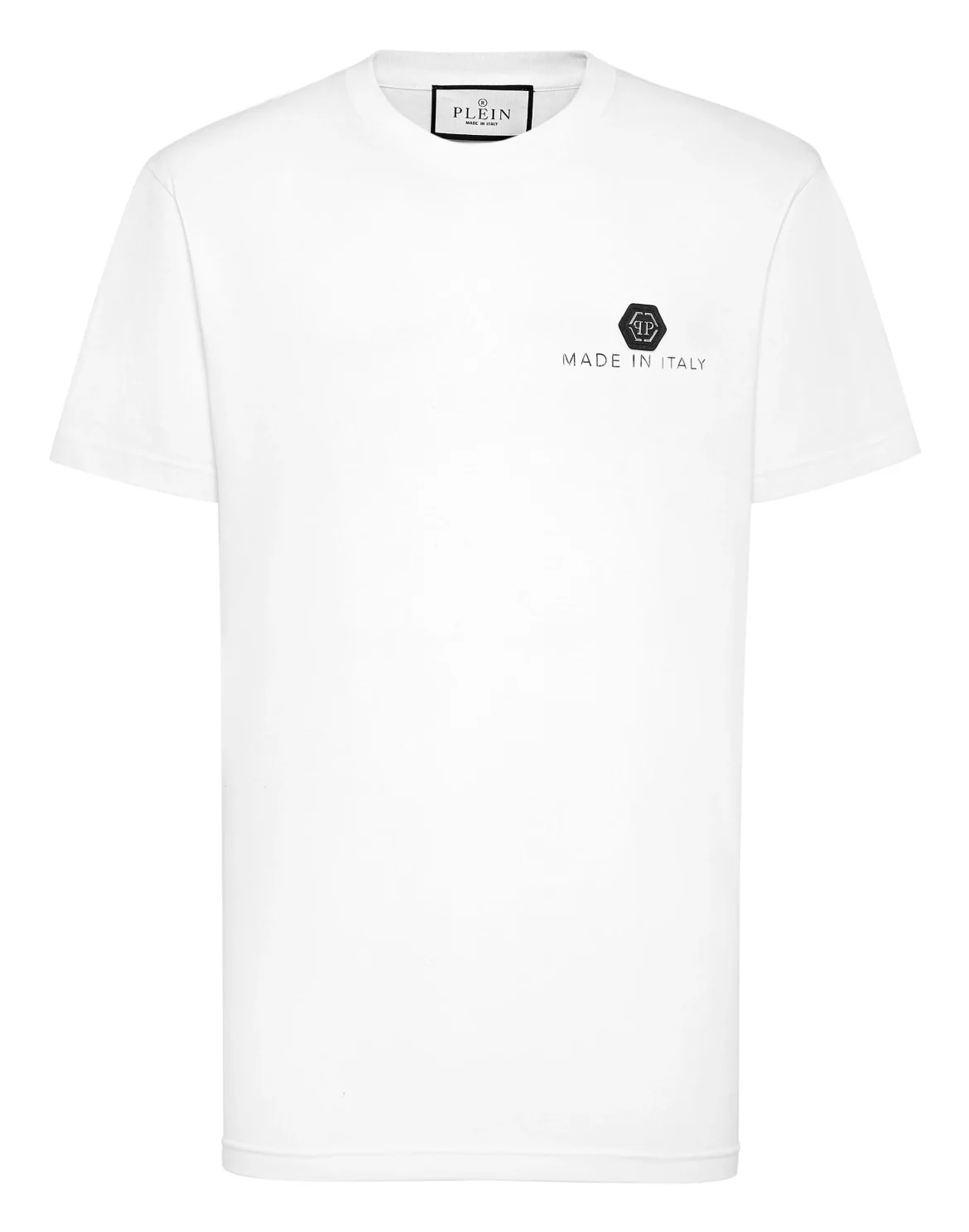 T-shirt Round Neck Hexagon, цвет: Белый