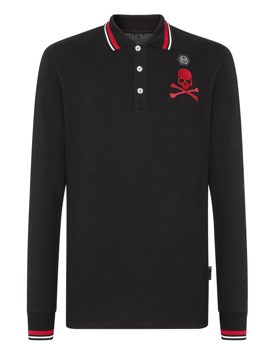 Polo shirt LS Skull&Bones, цвет: Черный