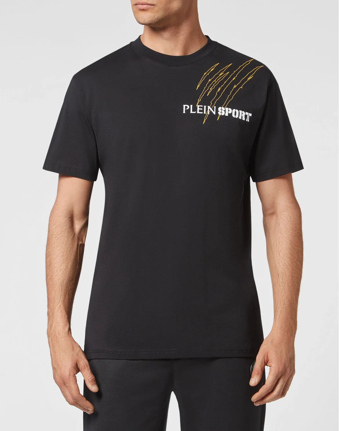 T-shirt Round Neck SS Scratch, цвет: Черный