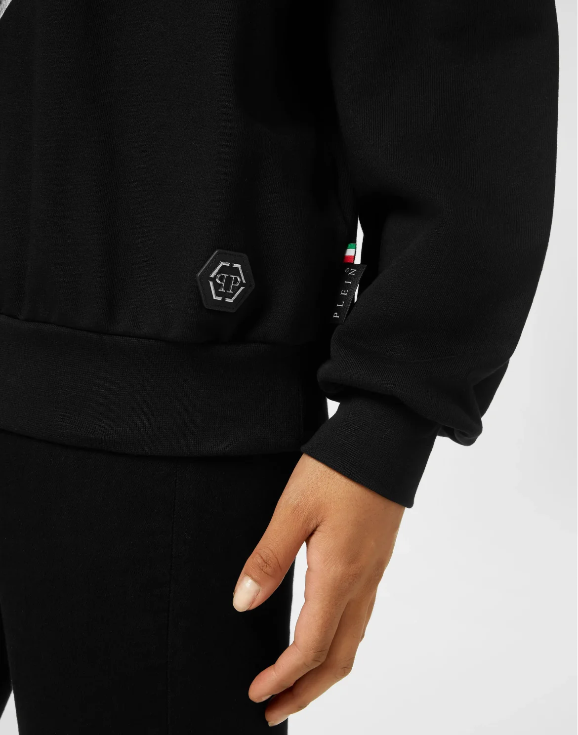 Hoodie sweatshirt X-Ray with Crystals, цвет: Черный