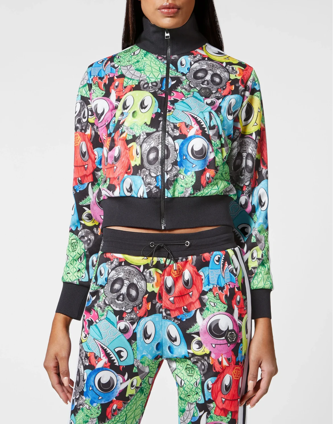 TRACKSUIT: ZIP-UP JACKET + JOGGING PANTS MONSTER, цвет: Мультиколор