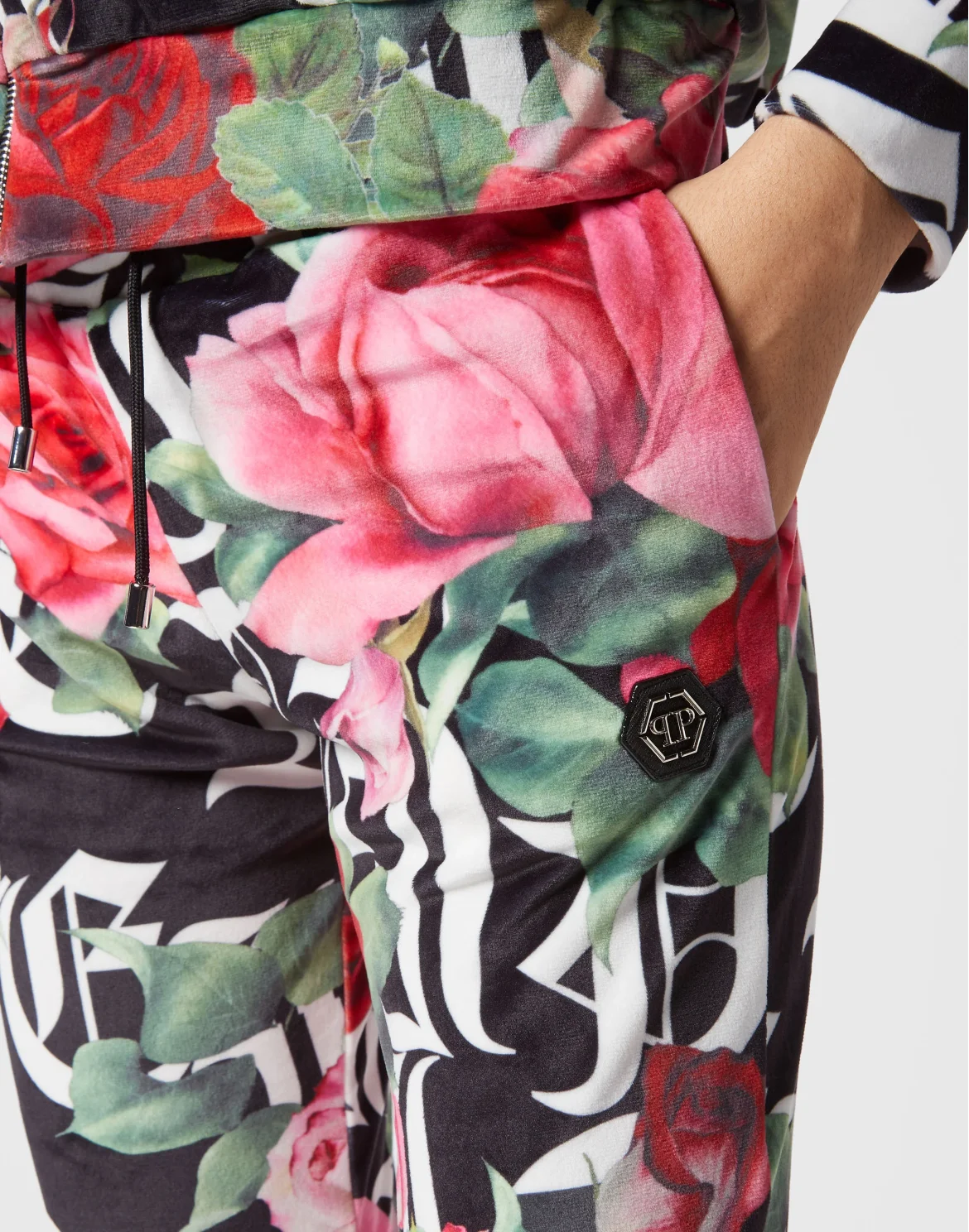 Jogging Tracksuit: Hoodie/Trousers Dark Romance, цвет: Черный