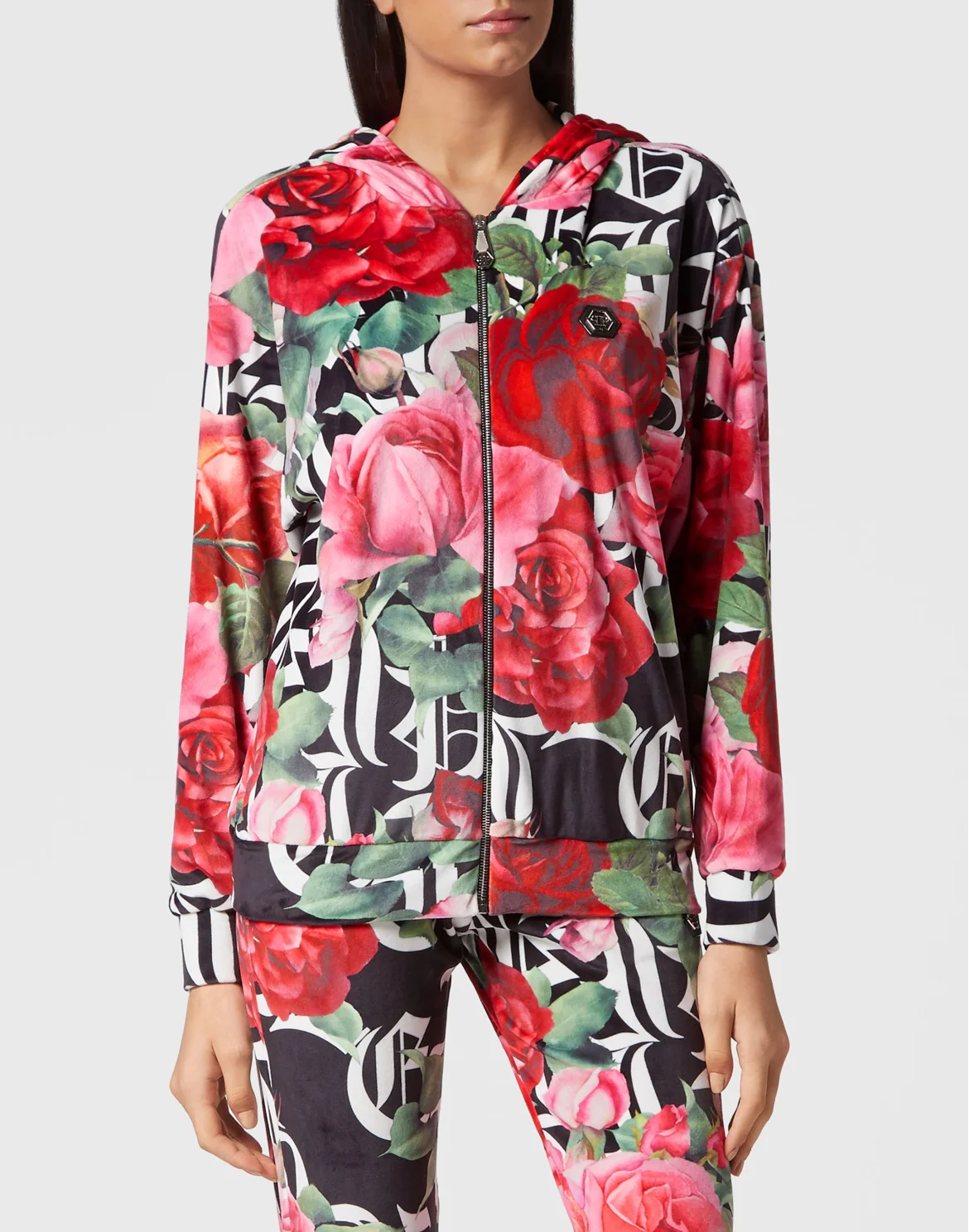 Jogging Tracksuit: Hoodie/Trousers Dark Romance, цвет: Черный