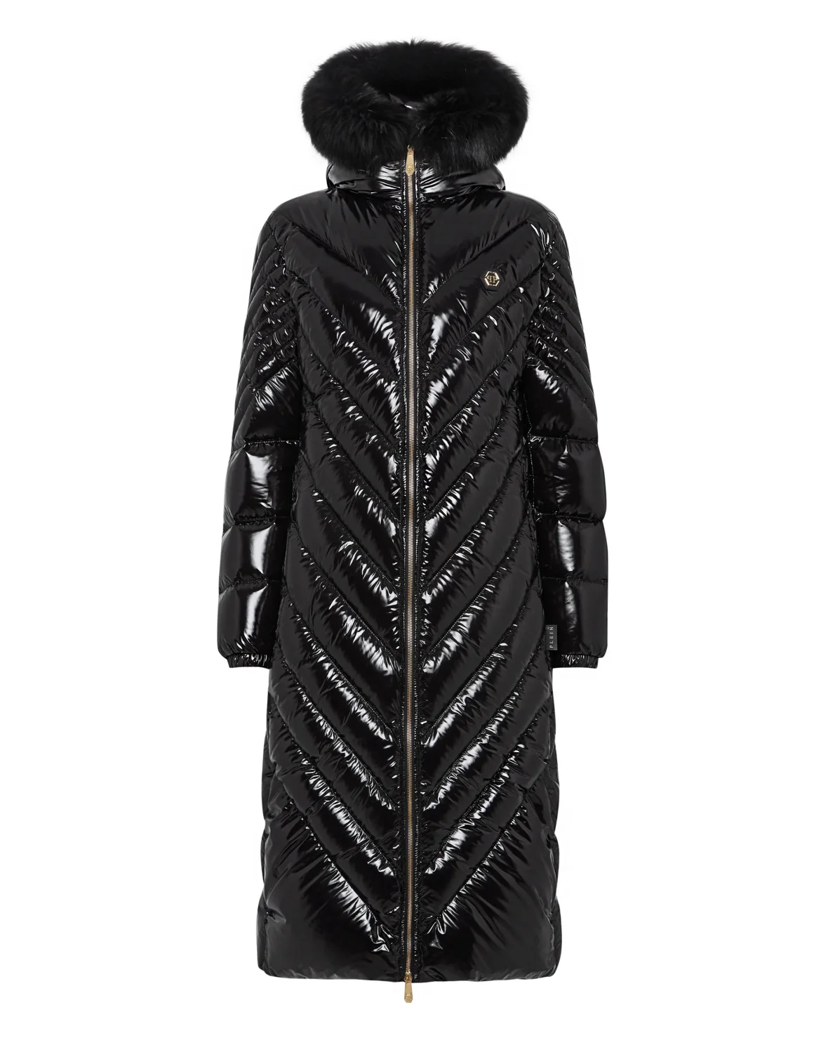 Long Down Jacket, цвет: Черный