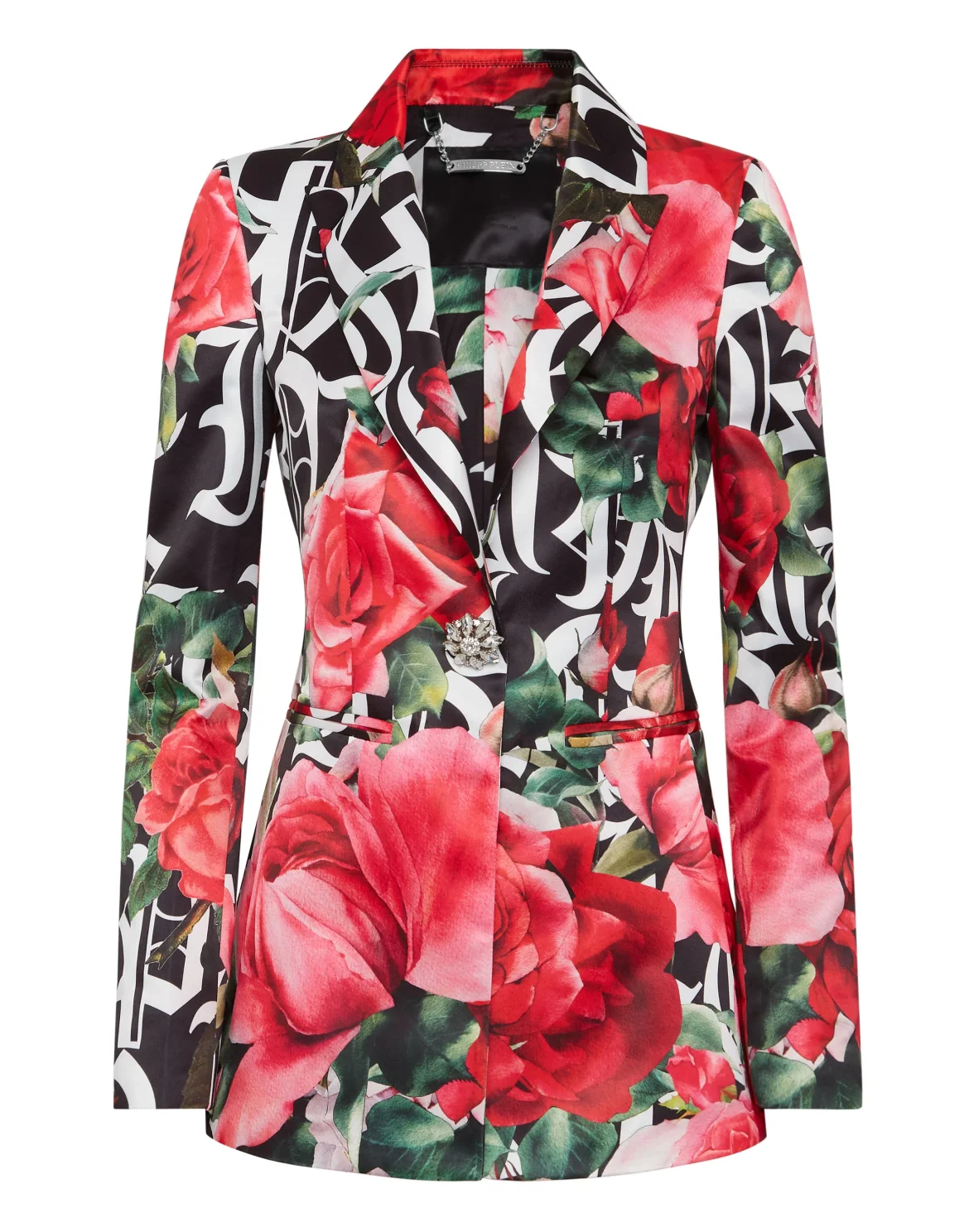 Double-Breasted Blazer Dark Romance, цвет: Черный