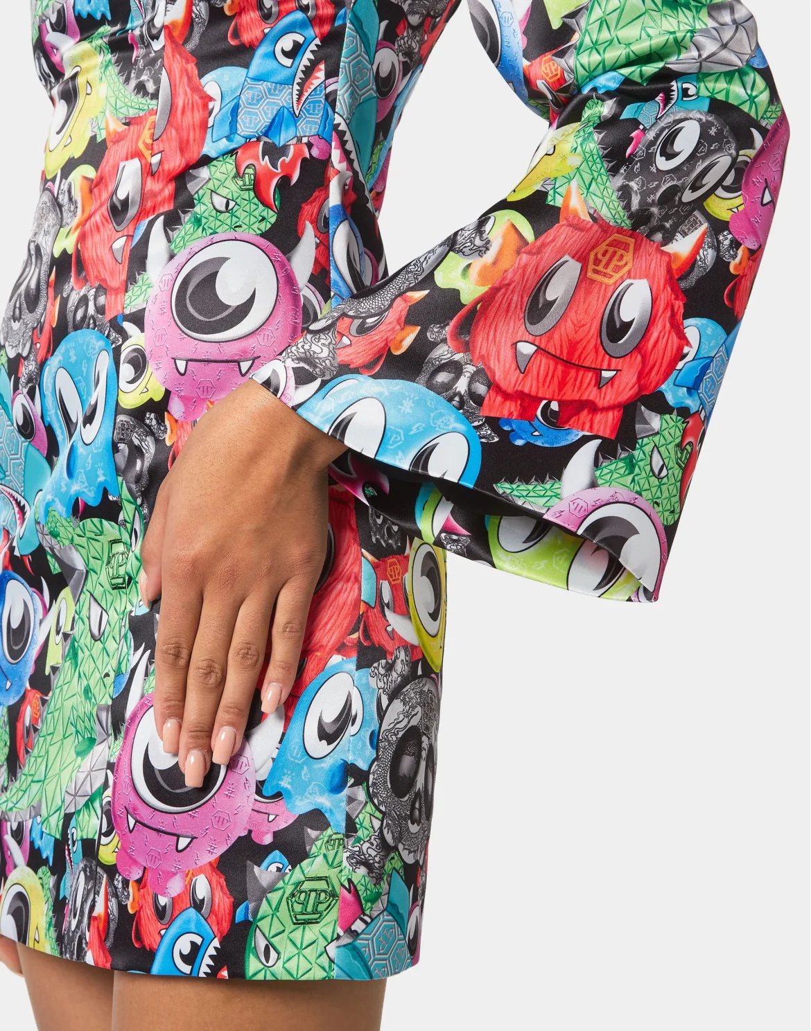 Mini Dress LS Monsters, цвет: Мультиколор
