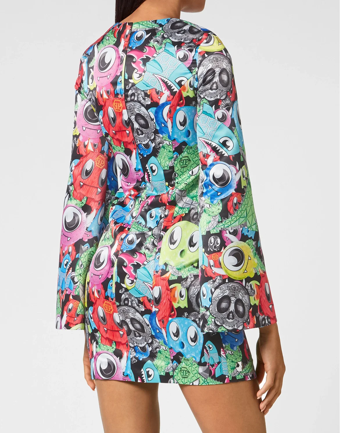 Mini Dress LS Monsters, цвет: Мультиколор
