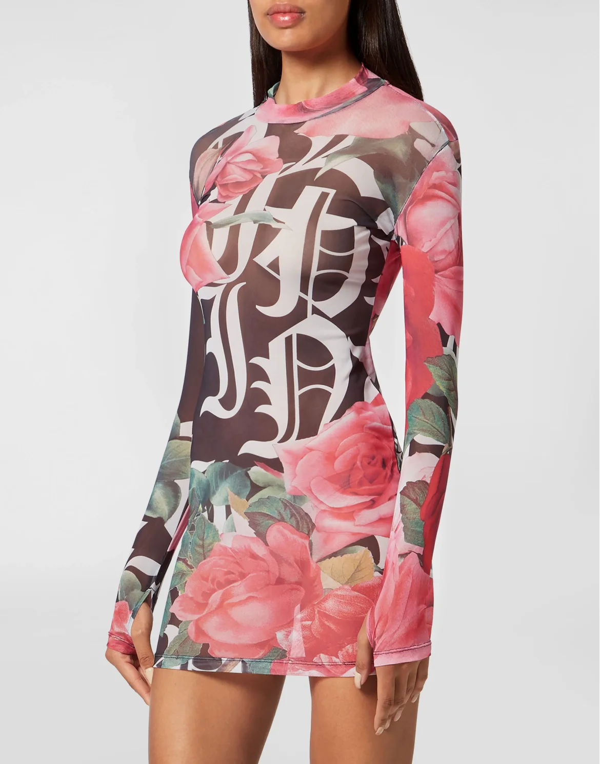 Mini dress LS, цвет: Мультиколор