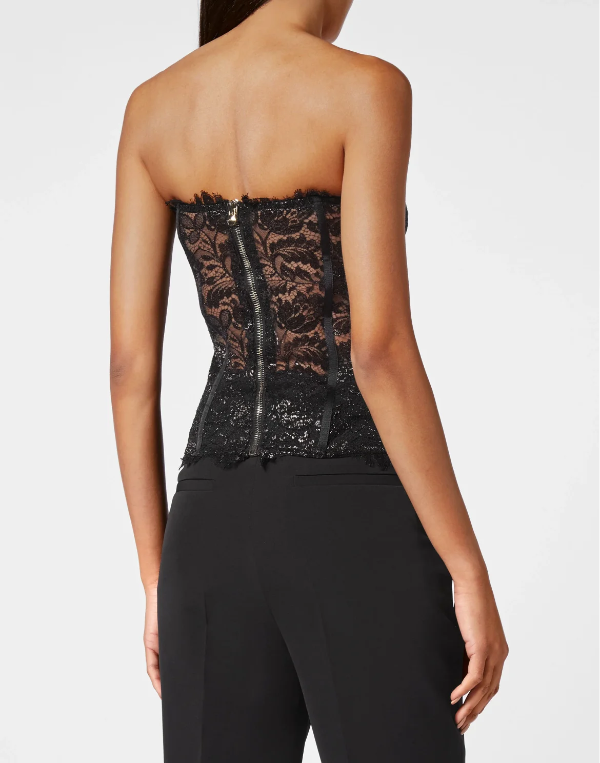 Top Bustier Lace, цвет: Черный