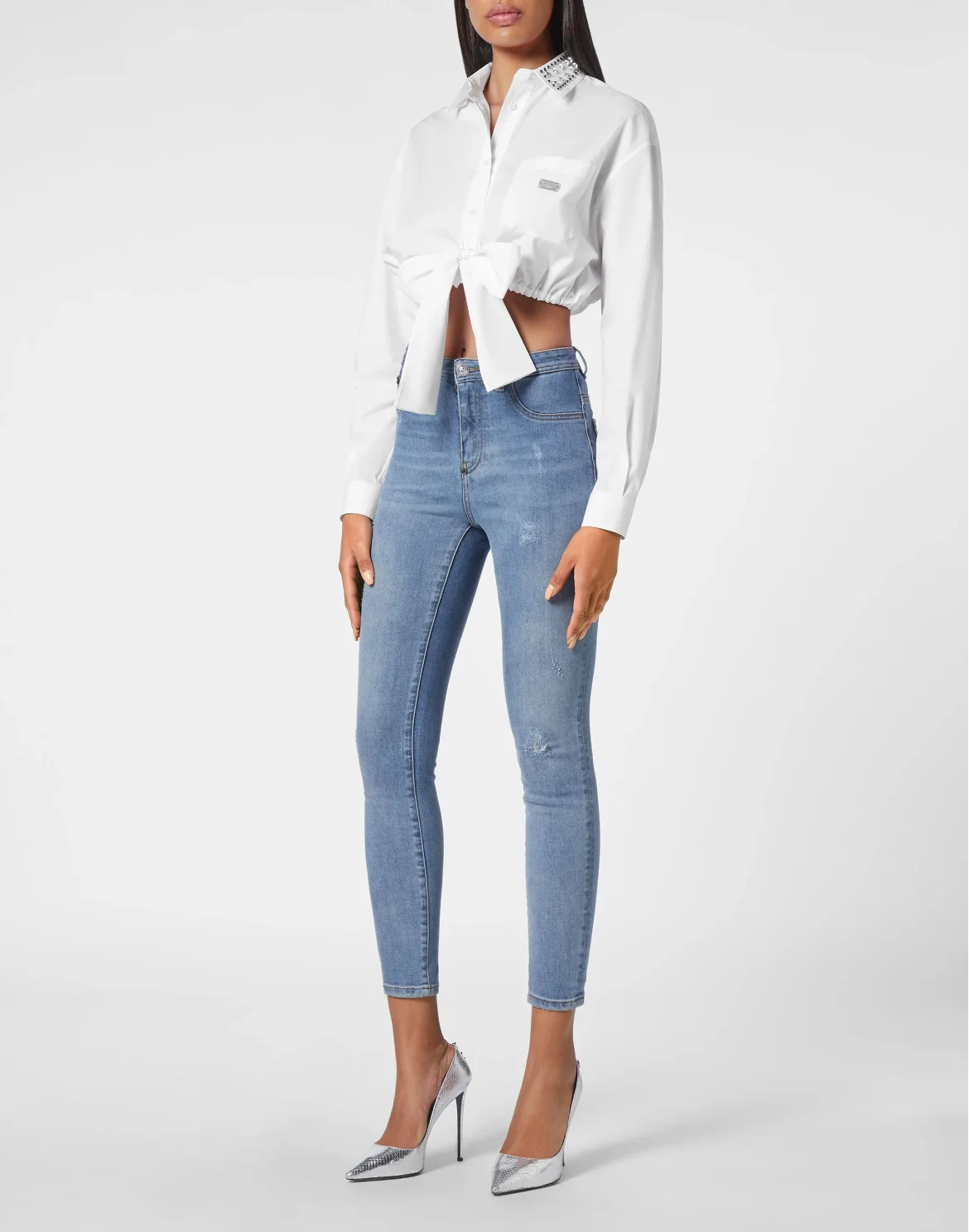Crop Shirt, цвет: Белый