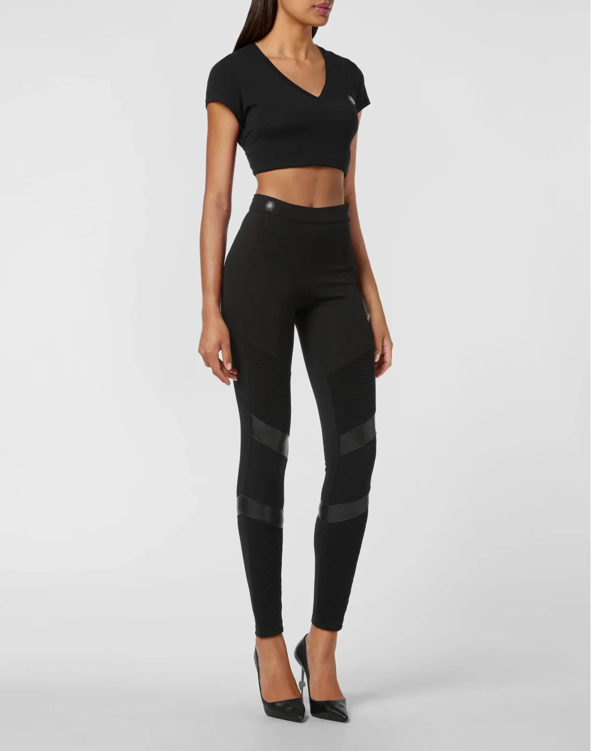 High Waist Leggings, цвет: Черный