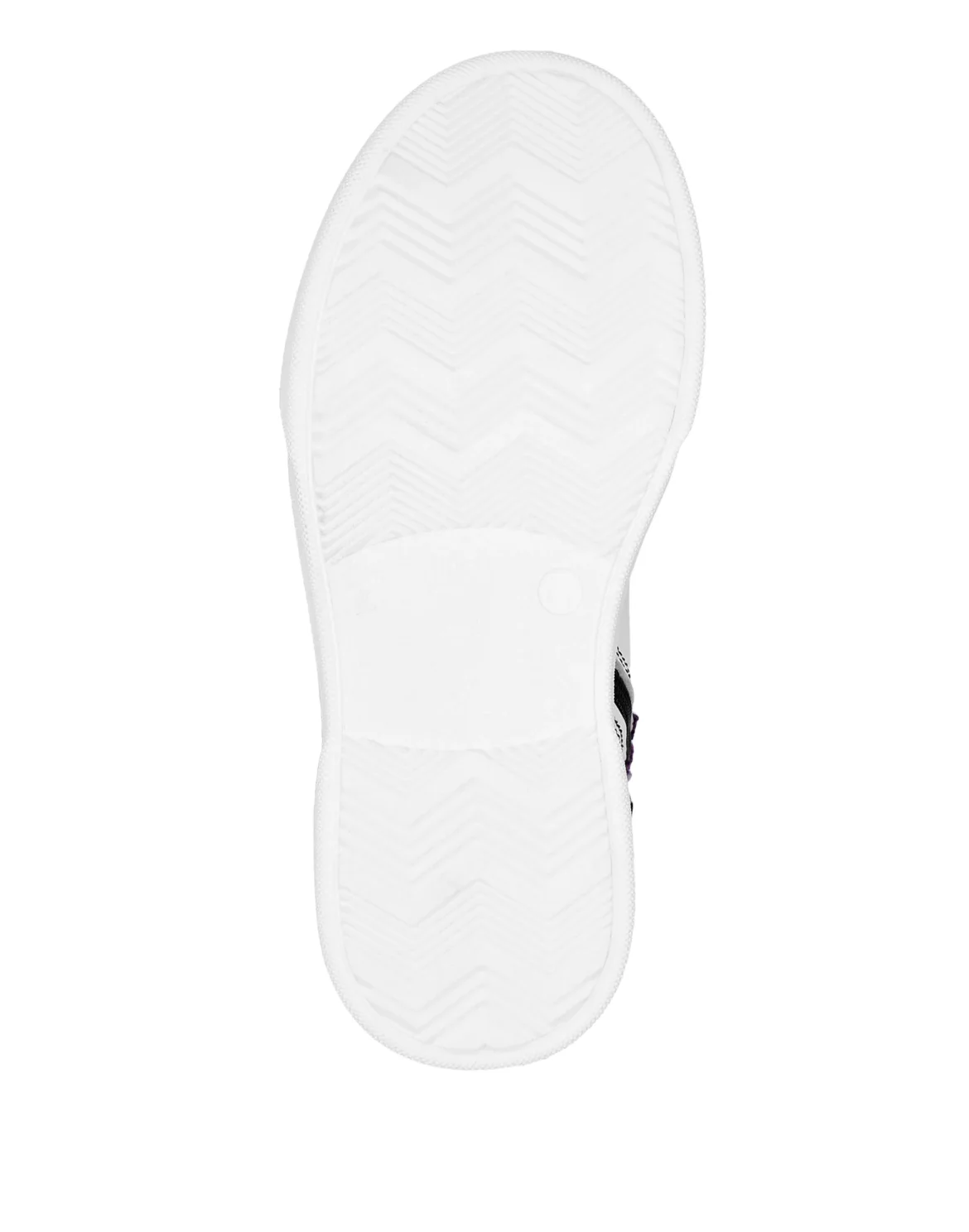 LEATHER HI-TOP SNEAKERS MIX MATERIALS HEXAGON AND PLEIN, цвет: Фиолетовый