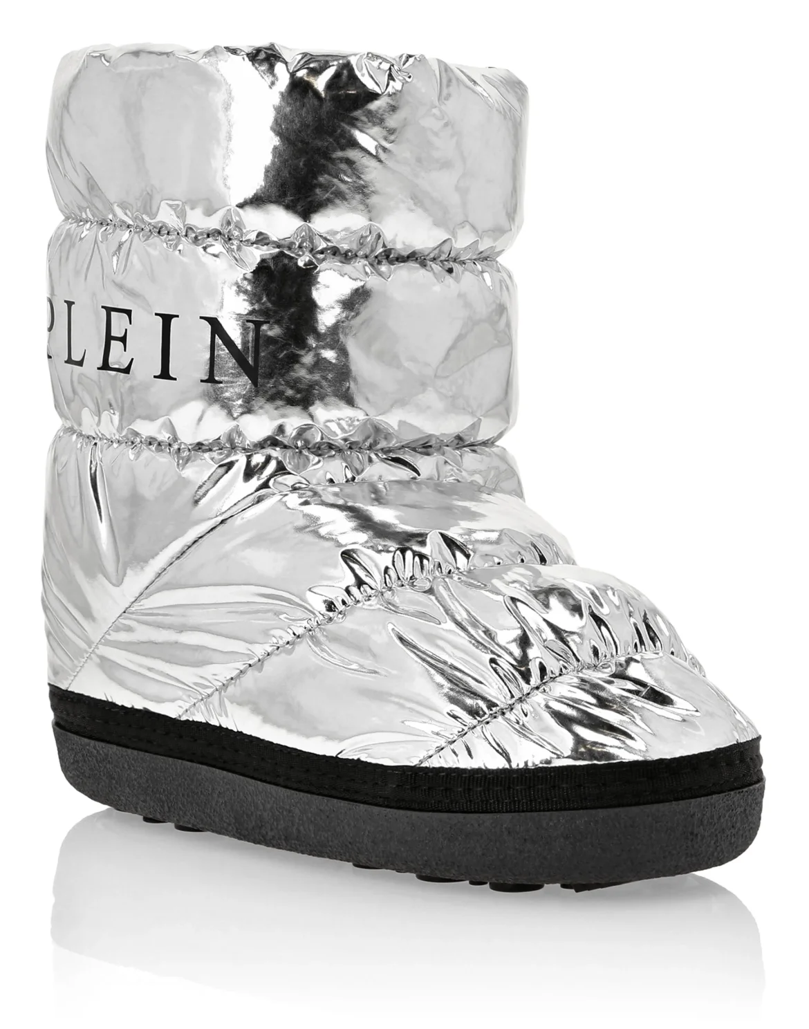 SNOW BOOTS PLEIN PRINT, цвет: Серебристый