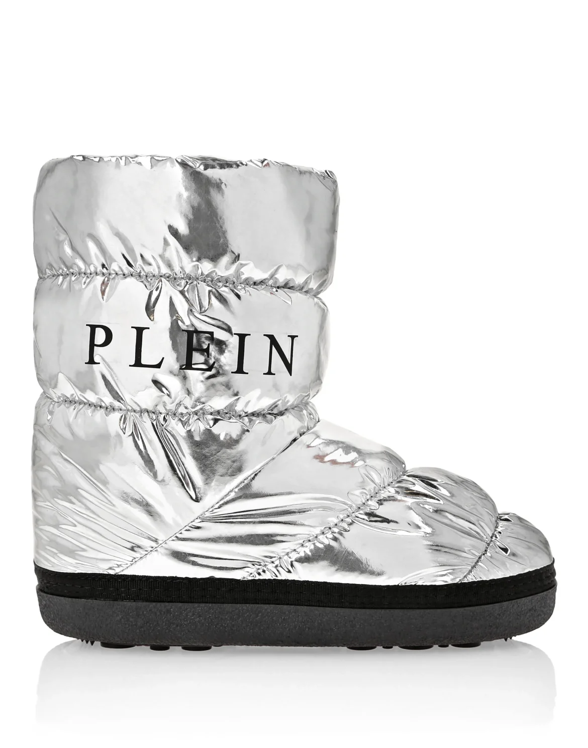 SNOW BOOTS PLEIN PRINT, цвет: Серебристый