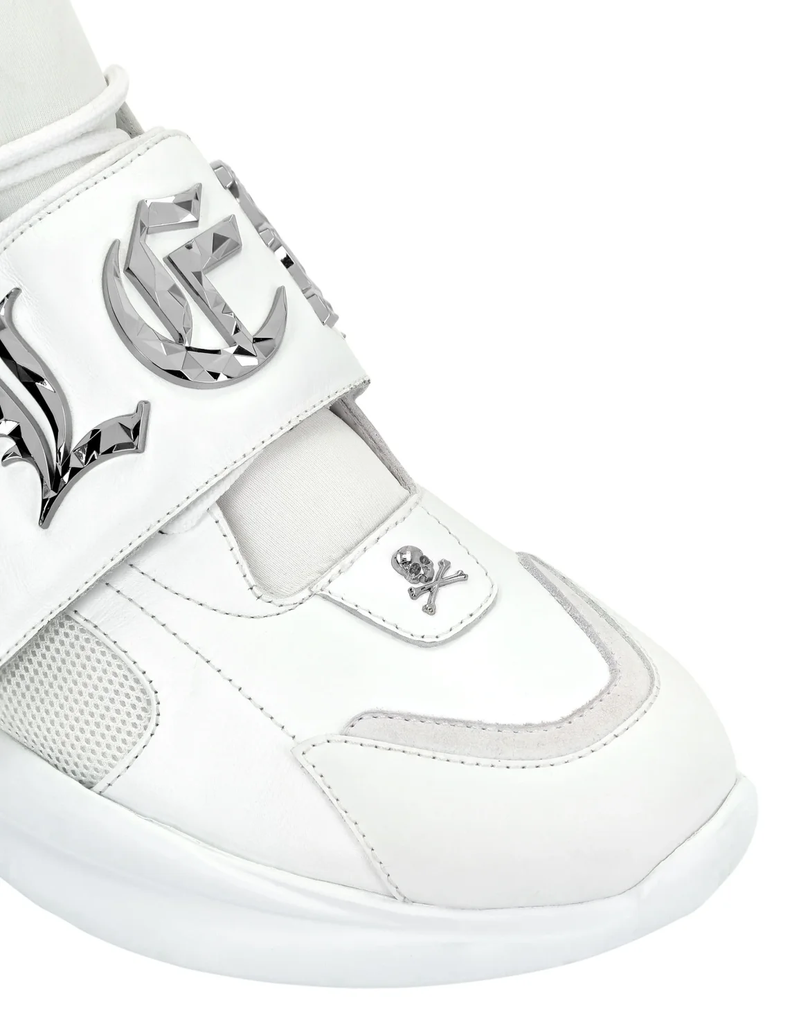 RUNNER SNEAKERS GOTHIC PLEIN, цвет: Белый